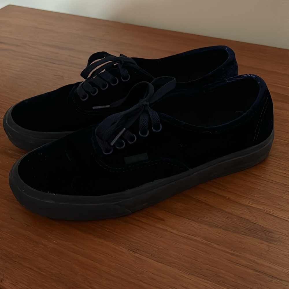 Blue velvet vans - Picture 2 of 5